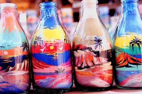 Sand bottle maker