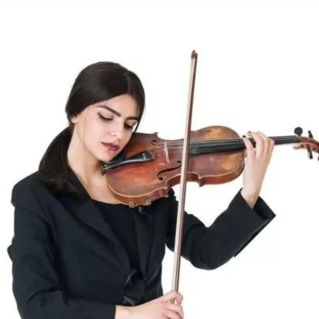 Female violinist