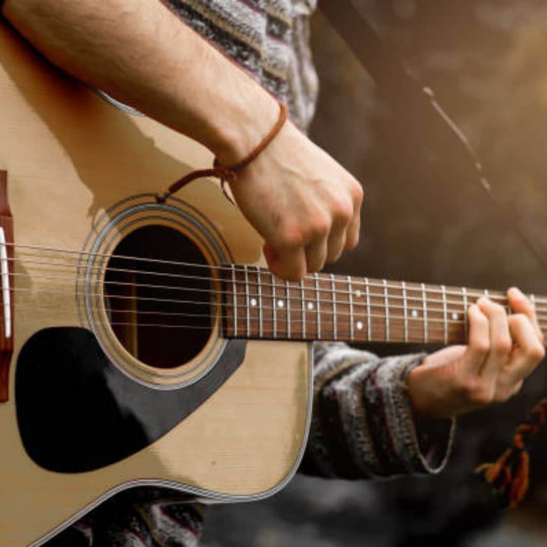 Acoustic guitar player