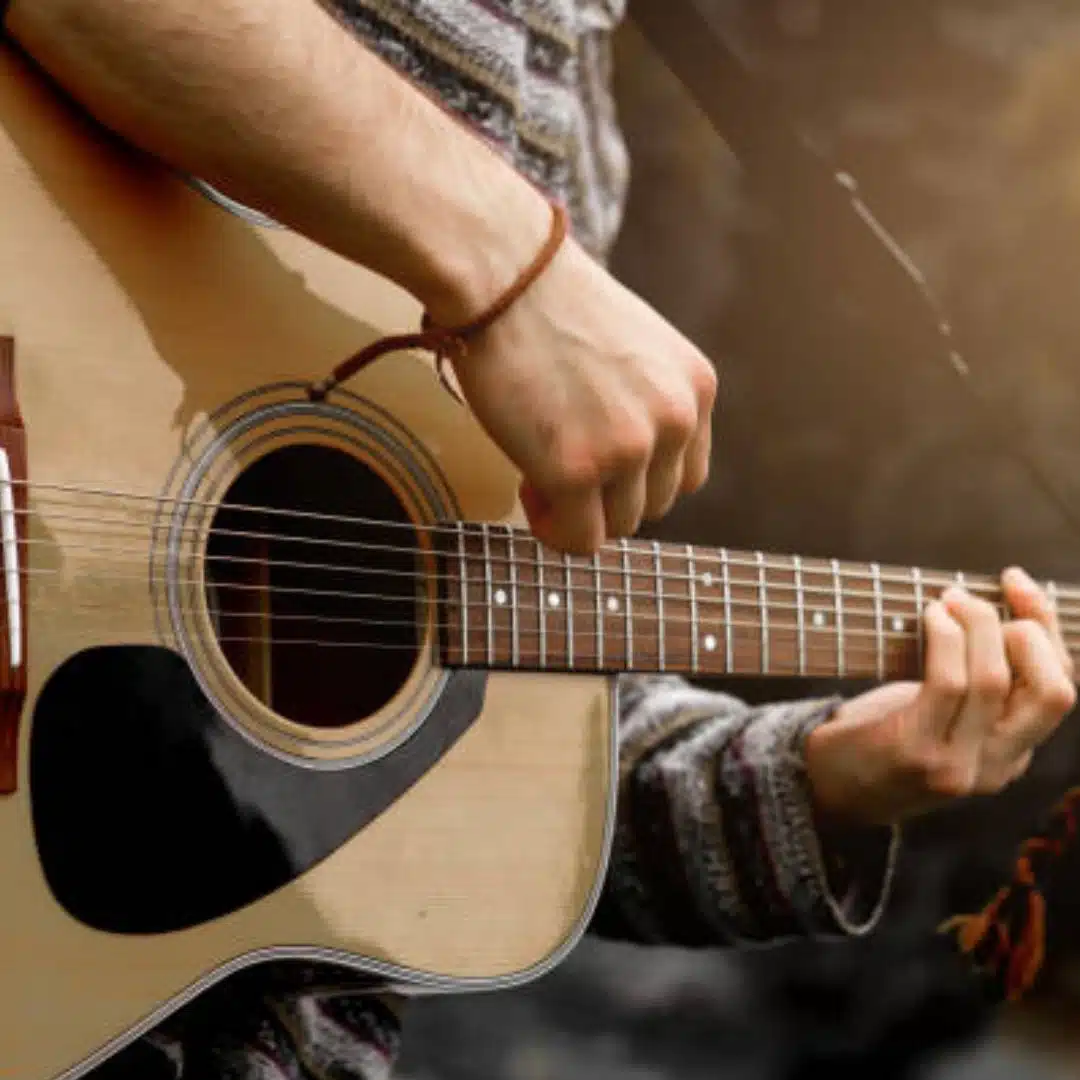 Acoustic guitar player
