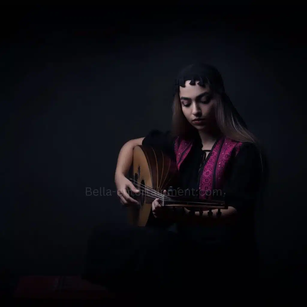 Female oud player