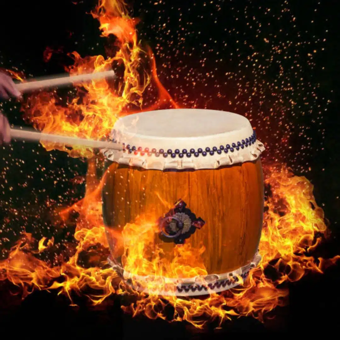 Fire drummer