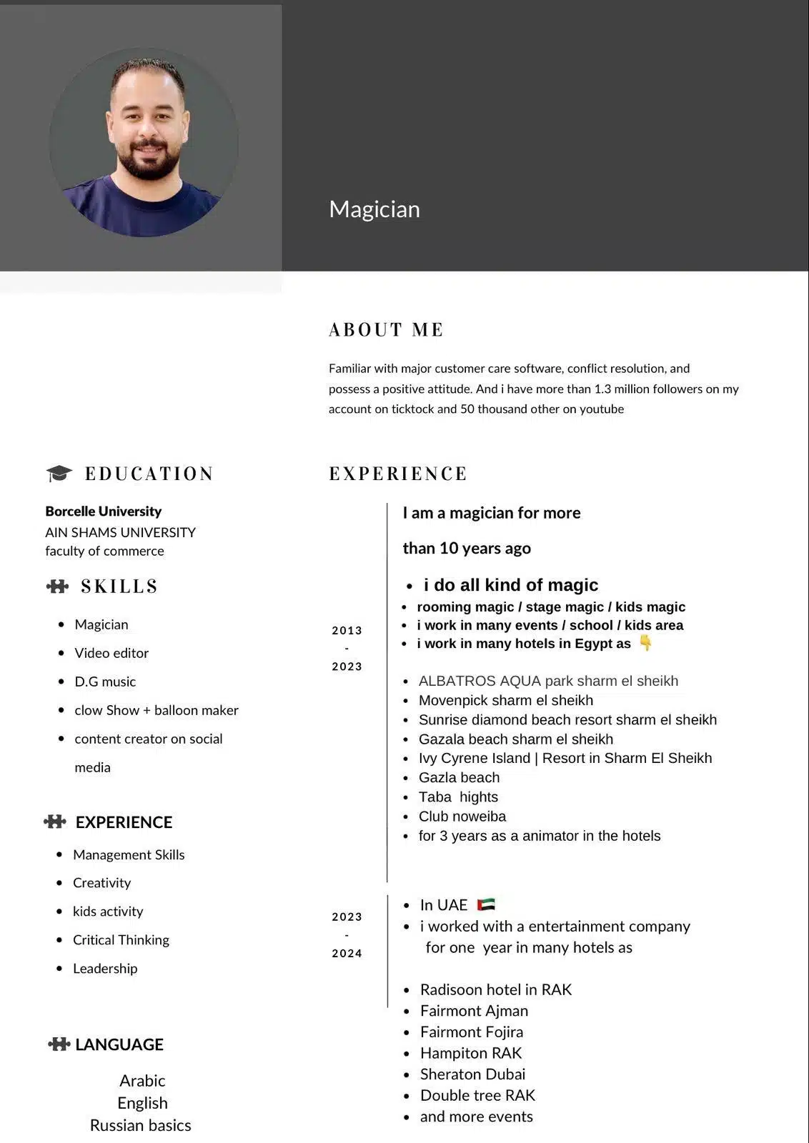Hire Magician Dubai