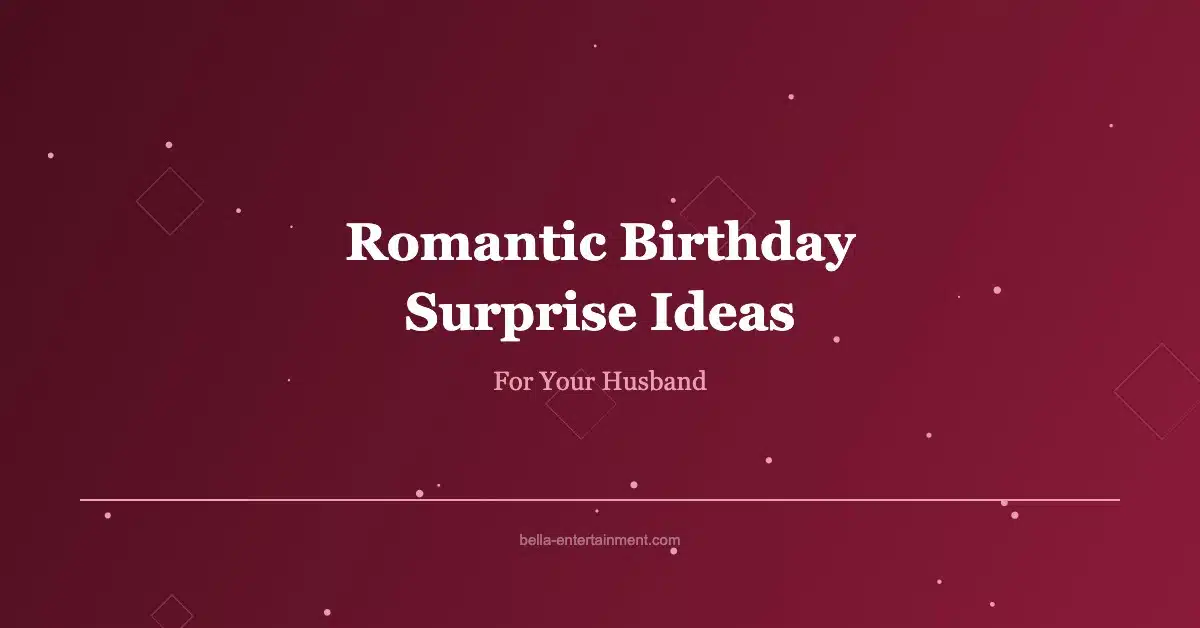 Romantic birthday surprise setup with candles and roses for husband in Dubai