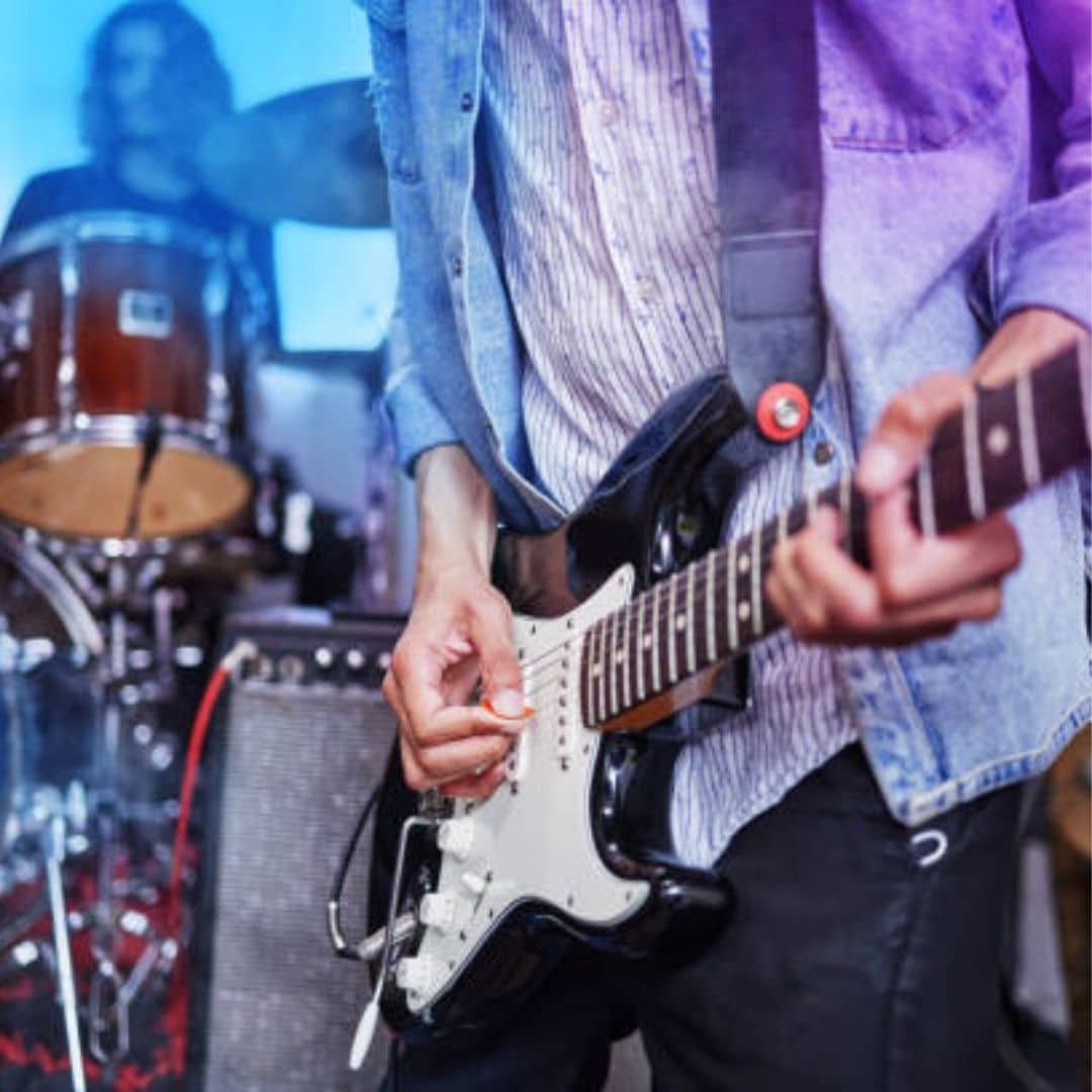 Live band guitarist and drummer performing in Dubai Live band guitarist and drummer performing in Dubai