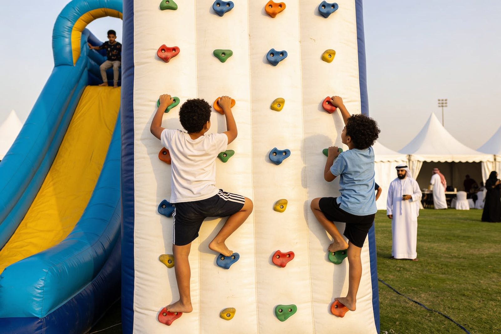 Climbing and velcro wall rental in Dubai