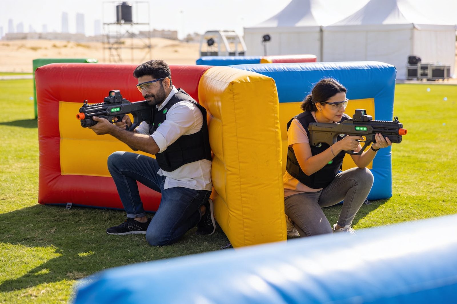Mobile laser tag rental in Dubai