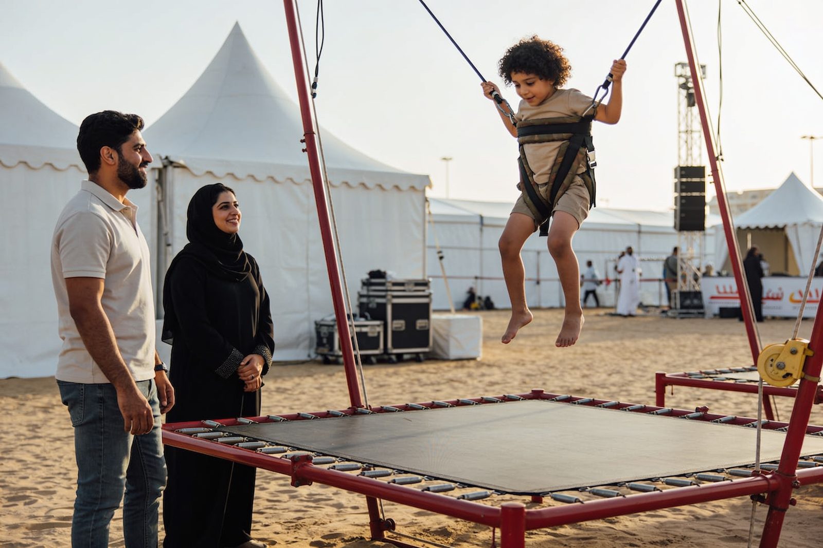 Trampolines rental in Dubai