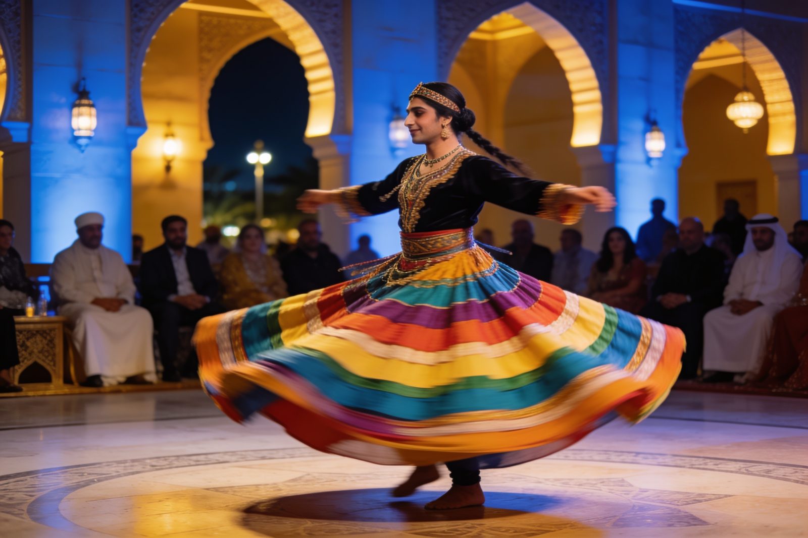 Tanoura for UAE National Day in Dubai
